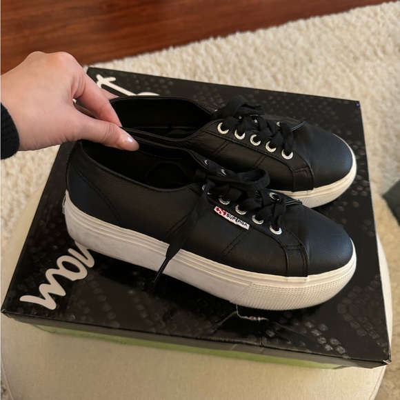 Superga | 2790 Nappa Platform Sneaker - Picture 3 of 5